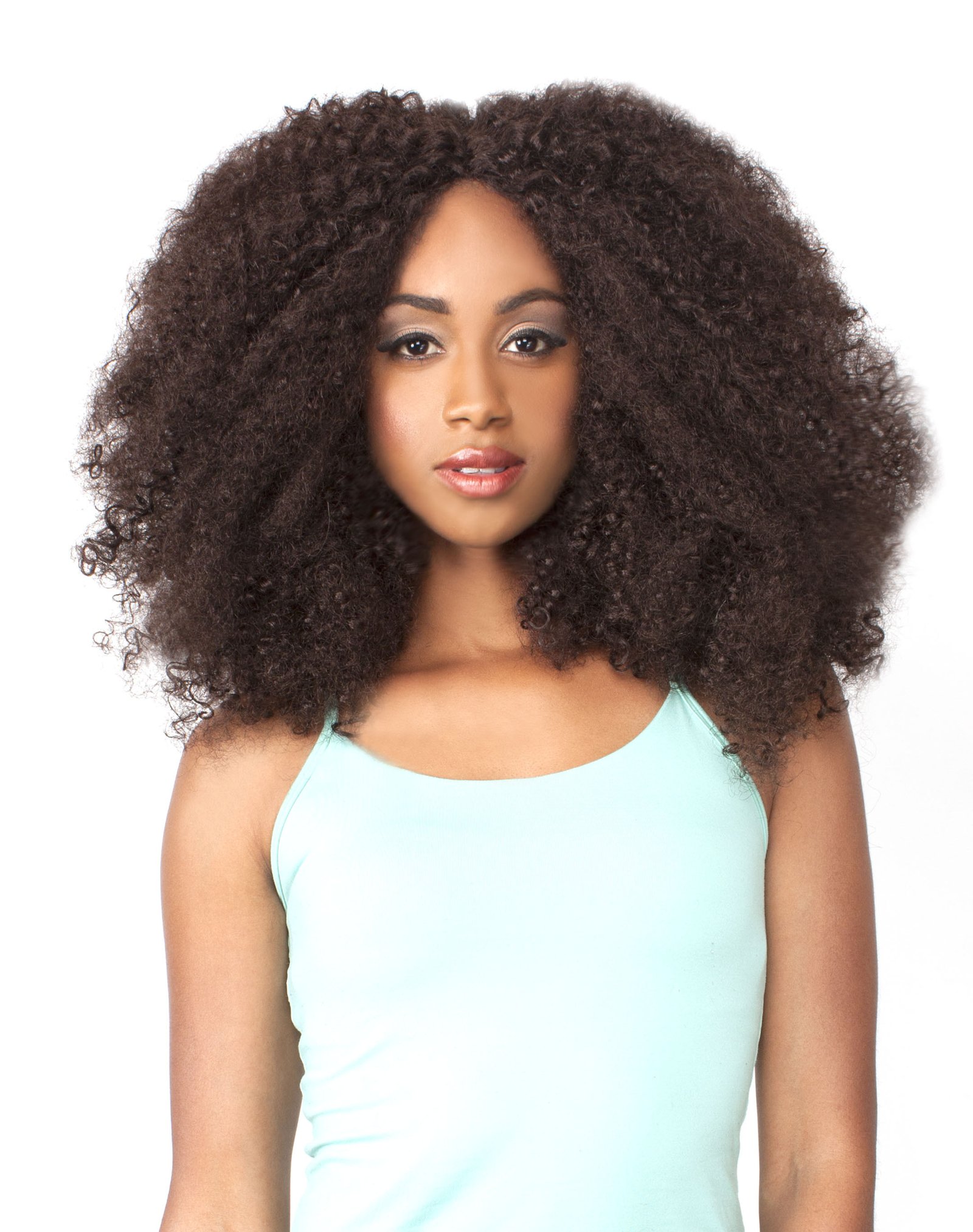 Best Weave For Blending Natural Hair Amazing LH AFRO KINKY THE WIG BRAZILIAN HUMAN HAIR BLEND modelstock